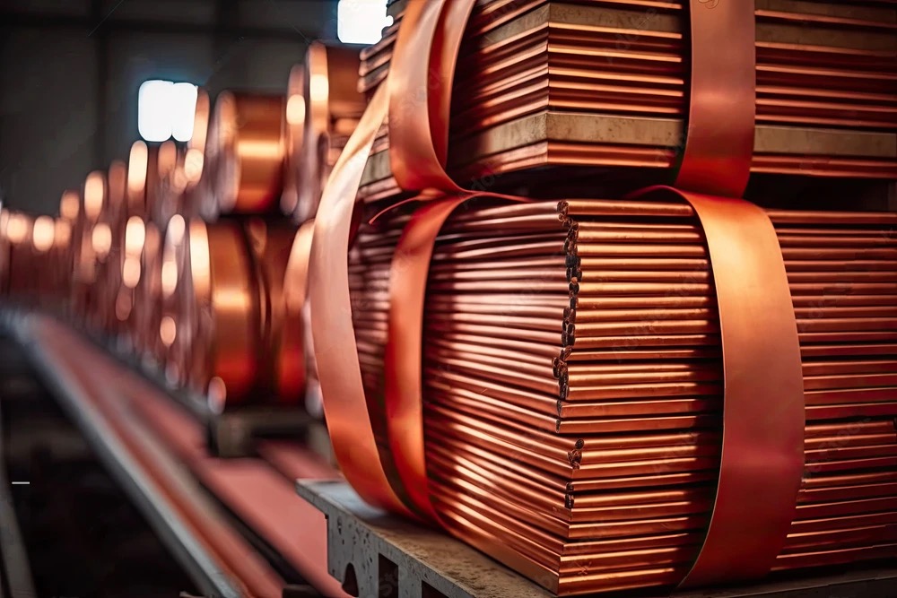 High-purity Copper Cathode supplied by ELX Trading for industrial and manufacturing use