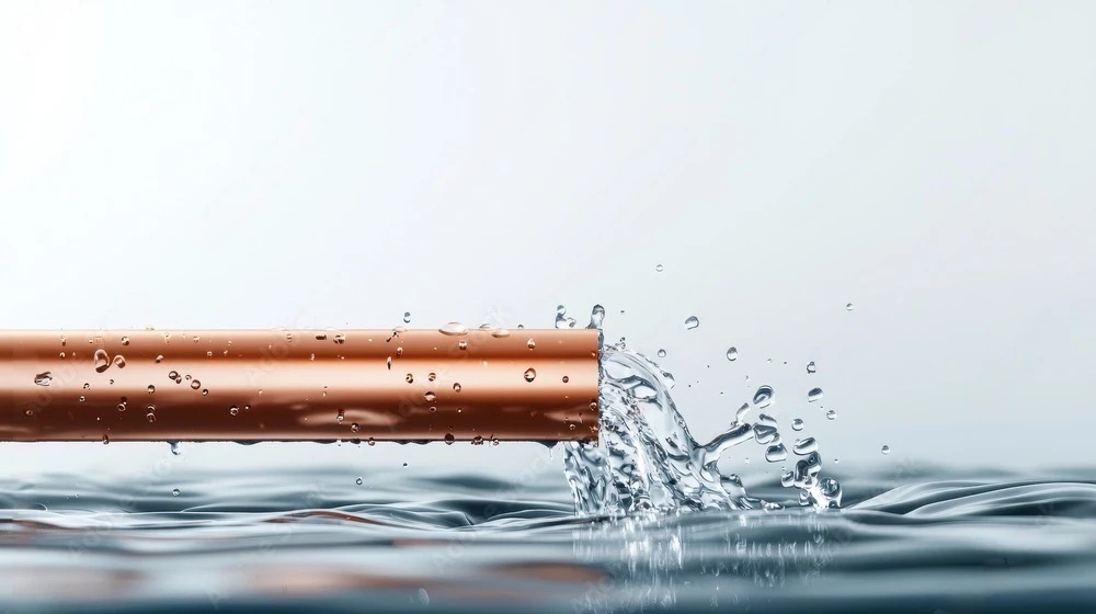 Copper Straight Length Tube supplied by ELX Trading for industrial and HVAC use